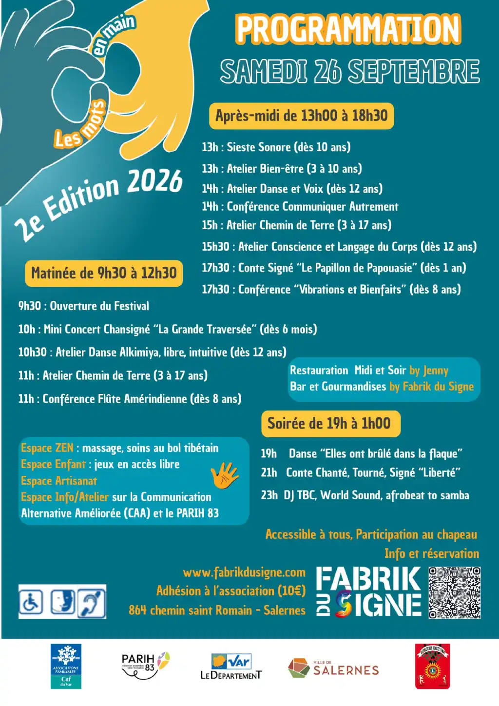 Fabrik du signe - Festival Mots en Mains 2026